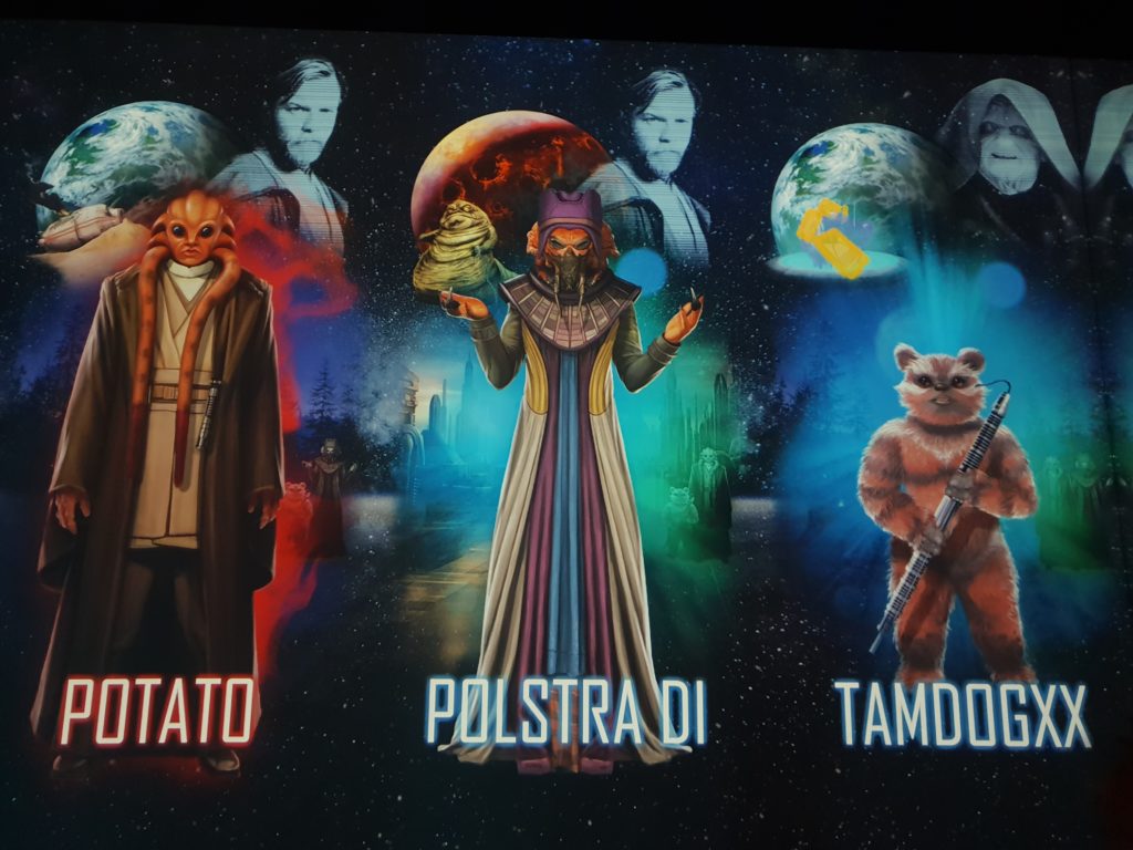 Our Star Wars characters we created at the Powerhouse Museum.